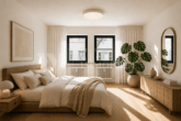 Sonnige 2-Zimmer-Wohnung in zentraler Lage – Bezugsfrei ab 01.08.2026 - Schlafzimmer Virtuelle-Darstellung