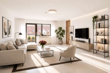 Helles Wohnen in Seenähe – bezugsfreie 3-Zimmer-Wohnung mit Balkon & und mit zwei Tiefgaragenstellplätzen in Rheinau-Süd, 68219 Mannheim, Etagenwohnung
