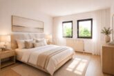 Helles Wohnen in Seenähe-bezugsfreie 3-Zimmer-Wohnung mit Balkon & 2 TG-Stellpl. in MA-Rheinau Süd - Schlafzimmer Virtuelle-Darstellung