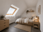 Gepflegtes MFH mit 3 Wohneinheiten & großzügigem Grundstück – nahe dem Bostalsee (Nohfelden) - Schlafzimmer 1-DG Virtuelle-Darstellung