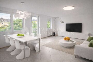 Stilvoll wohnen in Ludwigshafen: Gepflegte 3-Zimmer-Wohnung mit Balkon, EBK und Stellplatz, 67063 Ludwigshafen, Etagenwohnung