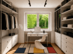 Architektonisch markantes Mehrfamilienhaus der klassischen Moderne - EG-Ankleidezimmer Virtuelle Darstellung