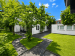 Architektonisch markantes Mehrfamilienhaus der klassischen Moderne - Garten