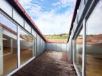 Sonnige Dachgeschosswohnung mit Loggia und Panoramablick auf Saulheim, Rheinland-Pfalz - Loggia|DT